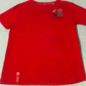 Boys Red LNG Retro Tee Size 6